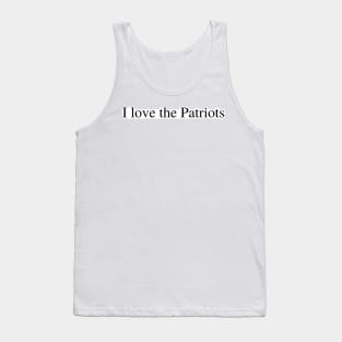 I love the Patriots Tank Top